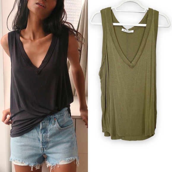 NWOT We The Free Moon Dance Tank in Matcha - Picture 2 of 5